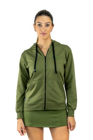 Manteau femme vert olive
